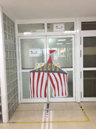Entrada a la sala de urgencias
