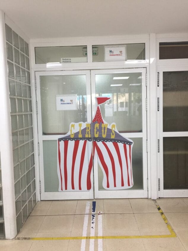 entrada a la sala de urgencias