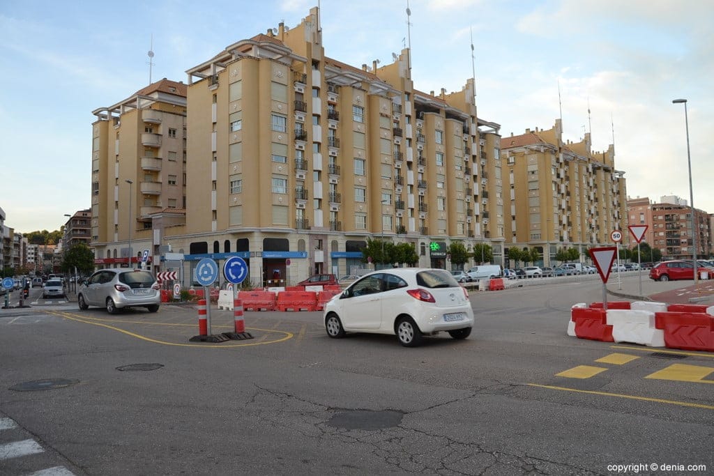 Obras en Dénia: hoy arrancan las reurbanizaciones de Colón, San Francisco y rotonda de Joan Fuster 3 futura rotonda de joan fuster 1