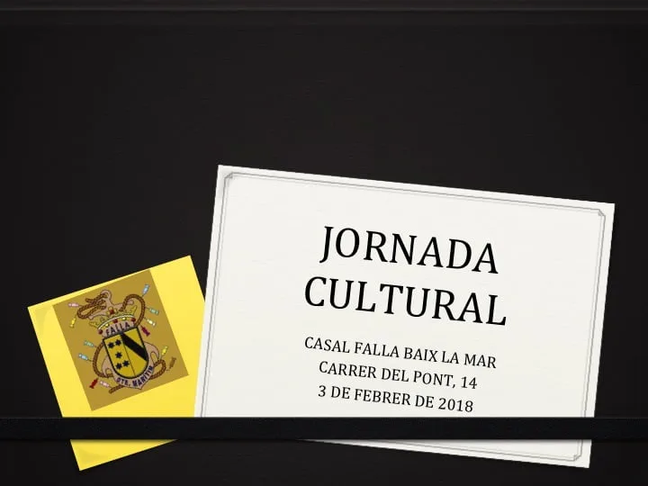 Jornada Cultural en Baix la Mar