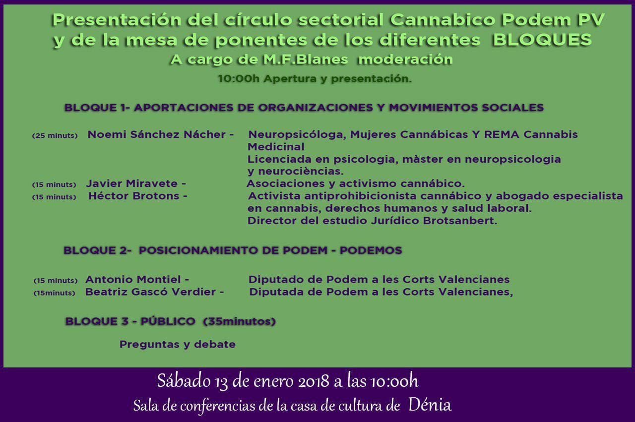 jornada sobre el cannabis en denia