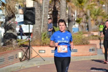 Mayte Gavilá entrando en meta