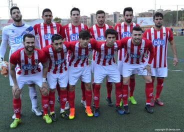 Once del CD Jávea en Dénia