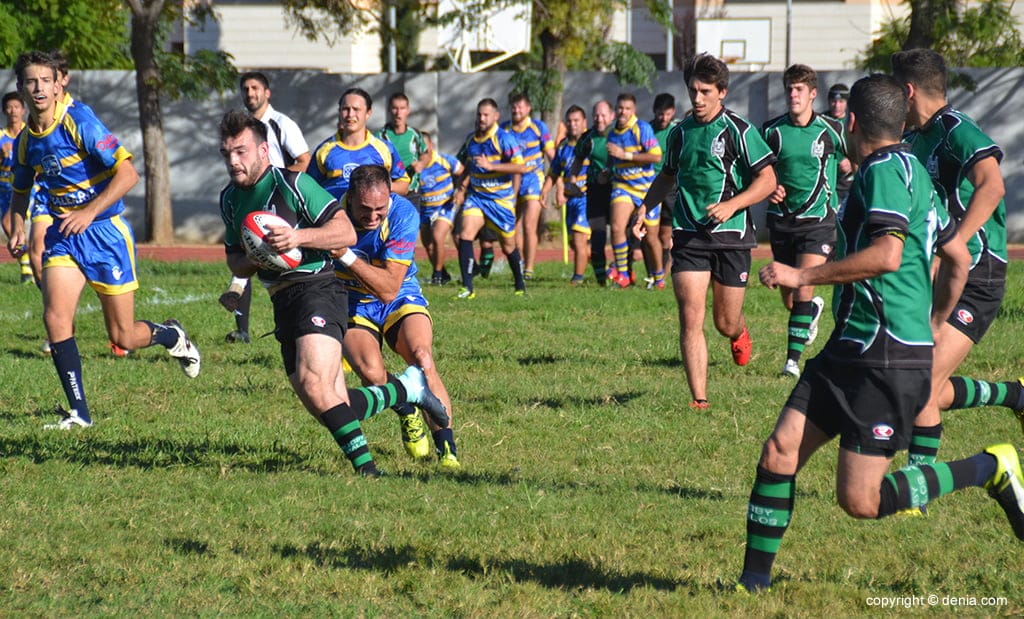 placaje a un jugador conquense