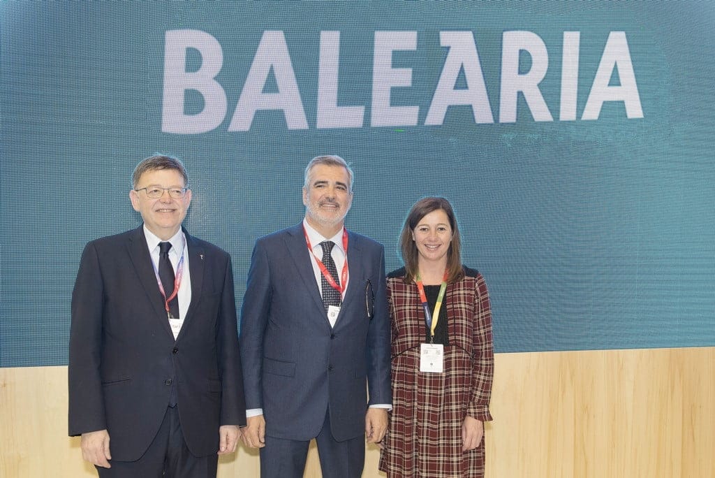 presentacion de los eco fast ferries de balearia en fitur