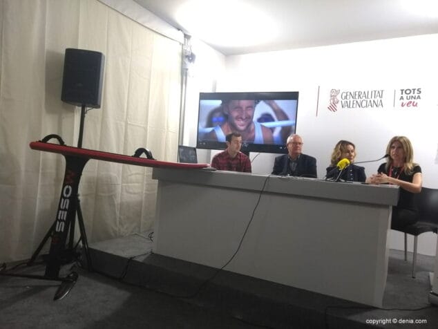 presentacion del campeonato de espana de kite en denia