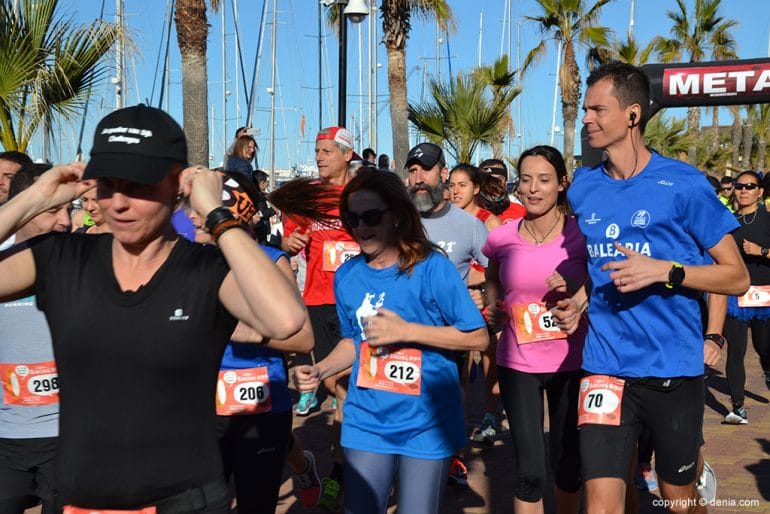 Primero metros de la prueba