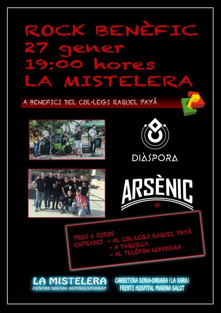 rock benefico en la mistelera