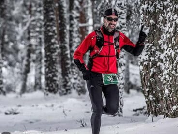 Sebastián Reig en plena carrera
