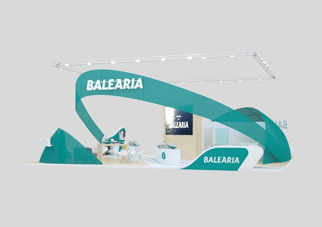 Baleària presentará en FITUR su proyecto de flota ecoeficiente 1 stand de balearia en fitur