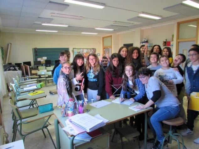 visita de francoise crespo al colegio montgo