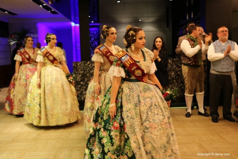 Sopar de Gala Dénia 2018 - Entrada de las cortes de honor