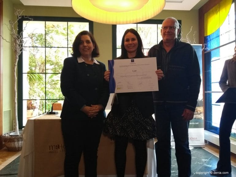 Entrega distintivo SICTED en Dénia 2018 - Luar