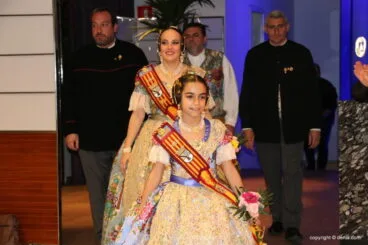 Sopar de Gala Dénia 2018 – Entrada de las falleras mayores