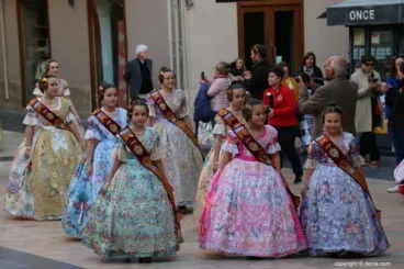 Exposición del Ninot Dénia 2018 – Llegada cortes de honor