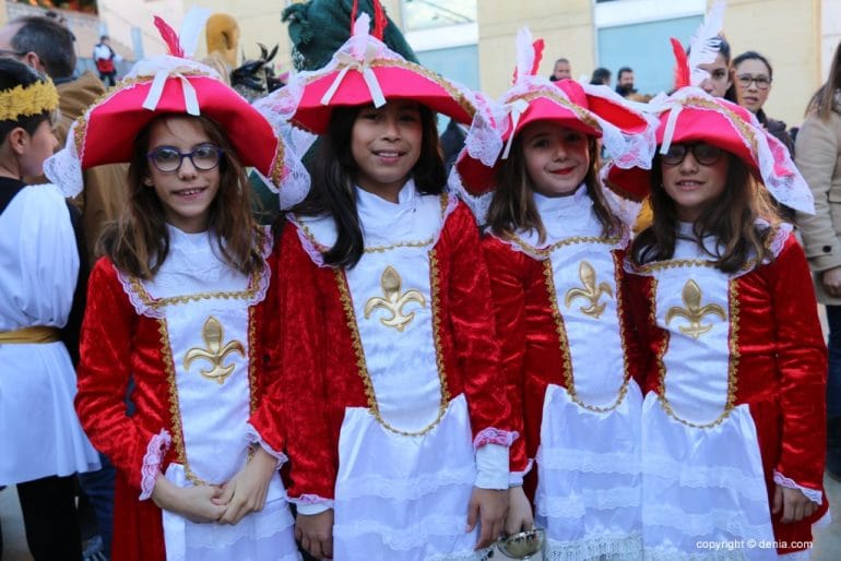 Carnaval infantil Dénia 2018 - Mosqueteras