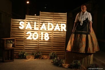 Visita de casales y bandos falleros – Bando falla Saladar