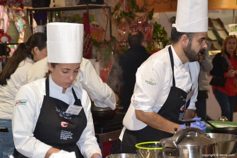 VII Concurso Internacional de la Gamba Roja de Dénia - Cocineros