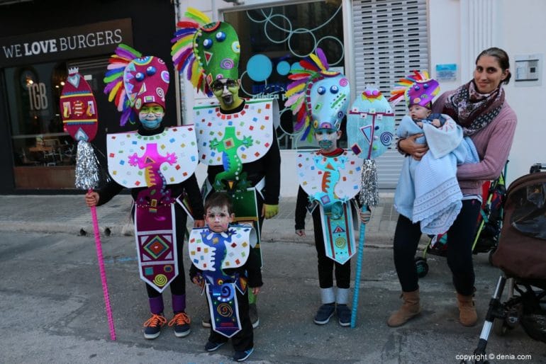 Carnaval infantil Dénia 2018 - Tribu Azteca