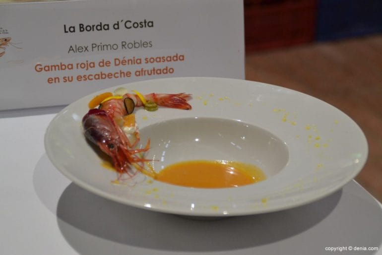 VII Concurso Internacional de la Gamba Roja de Dénia - Plato de Álex Primo