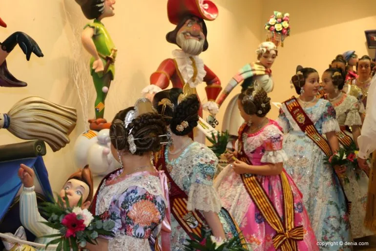 Exposición del Ninot Dénia 2018 - Visita de las cortes de honor
