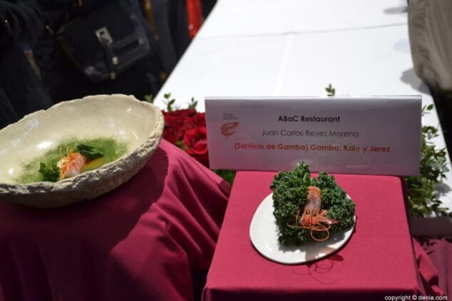 24 vii concurso internacional de la gamba roja de denia plato de juan carlos reyes