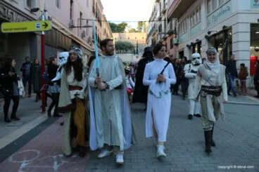Carnaval infantil Dénia 2018 – Personajes de La Guerra de las Galaxias