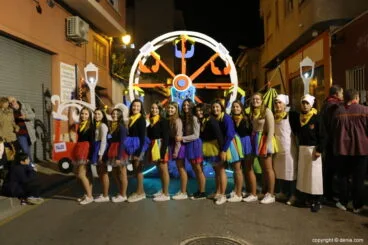 Visita de casales y bandos falleros – bando falla Oeste