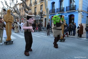 Carnaval infantil Dénia 2018 – Tadeo Jones y Shreck