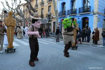 Carnaval infantil Dénia 2018 – Tadeo Jones y Shreck