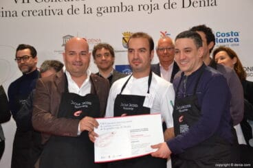 VII Concurso Internacional de la Gamba Roja de Dénia – Entrega de diplomas
