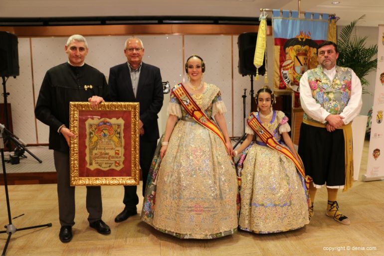 Sopar de Gala Dénia 2018 - recognition to the Fallero Ejemplar