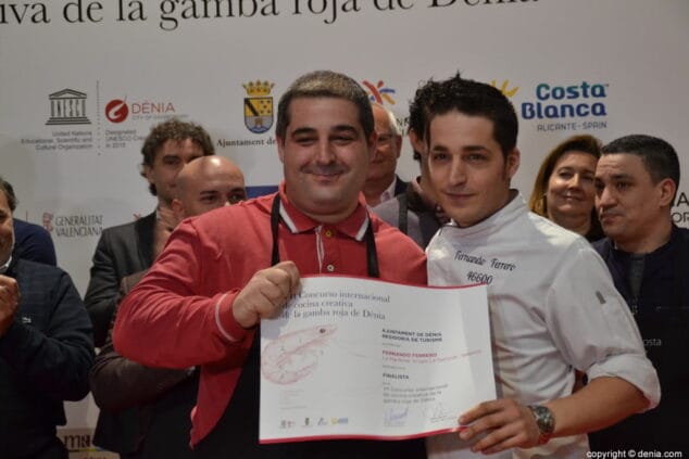 37 vii concurso internacional de la gamba roja de denia entrega de diplomas