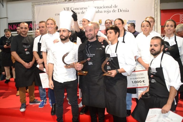 VII Concurso Internacional de la Gamba Roja de Dénia - Primeros clasificados