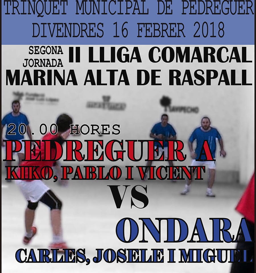 cartel pedreguer