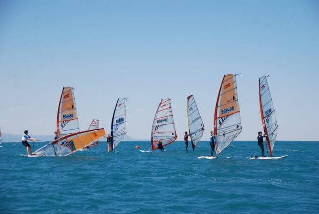 competicion windsurf de deniavela