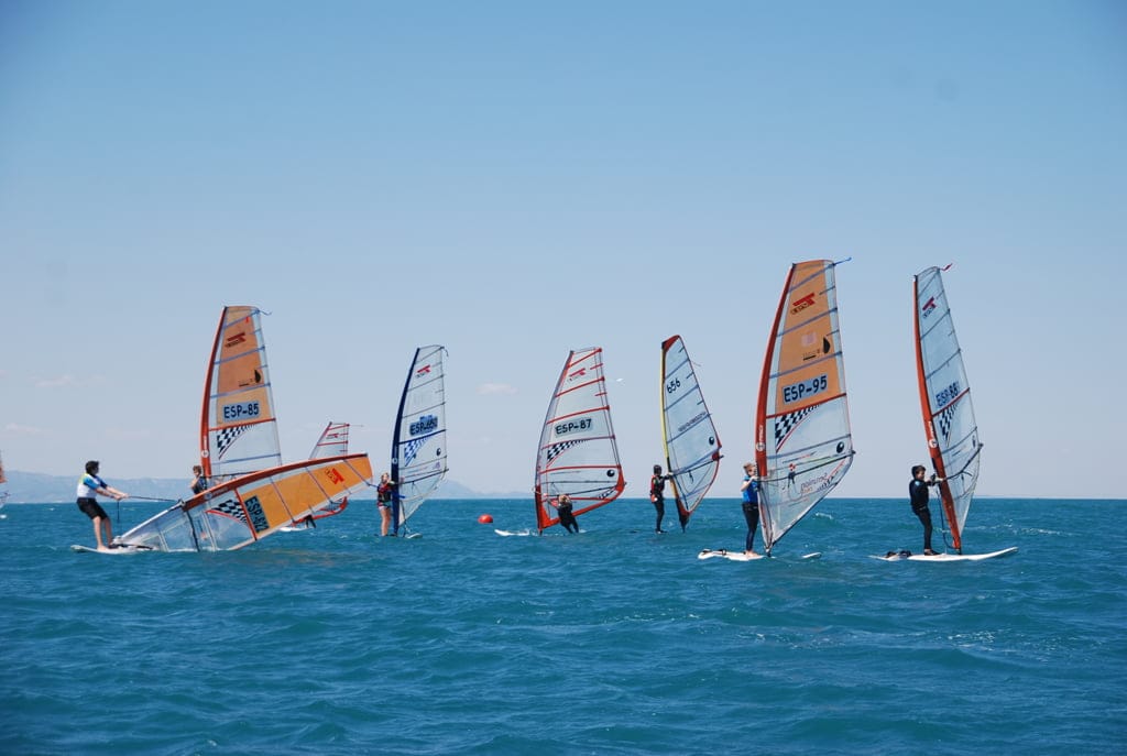 competicion windsurf de deniavela