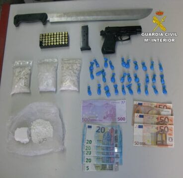 Droga sustraída a un ciudadano rumano en Calp