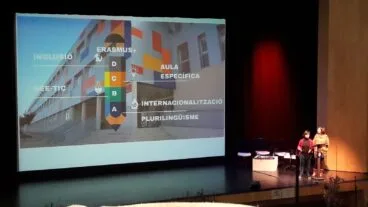 el ies numero 3 de denia en las jornadas de educacion de la marina alta