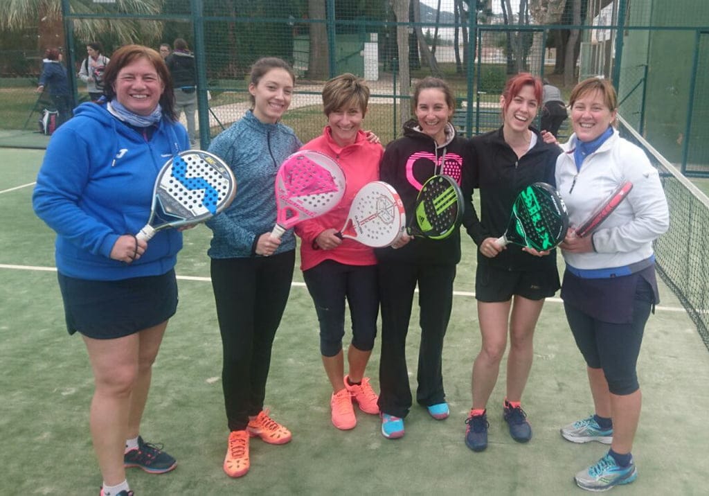 equipo femenino de padel del ct denia