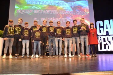 Equipo infantil masculino de la EM Dénia Básquet