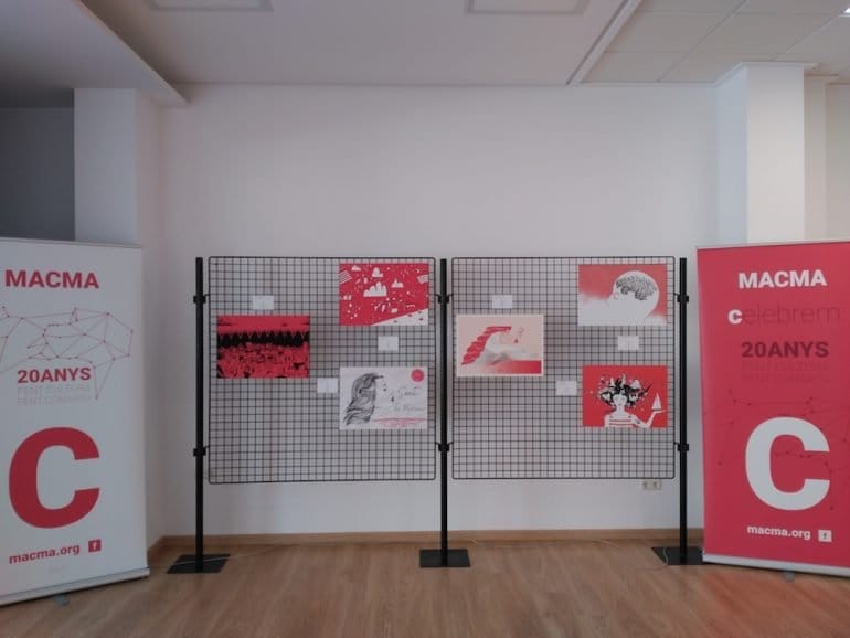Exposición de diseños en la sede de la MACMA