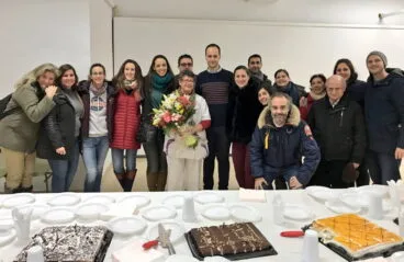 fiesta para gregoria en el colegio maristas