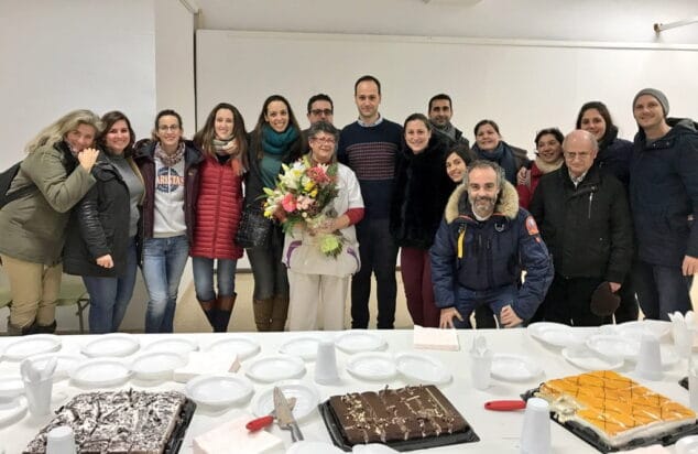 fiesta para gregoria en el colegio maristas