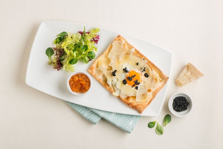 Focaccia de huevo La Tagliatella