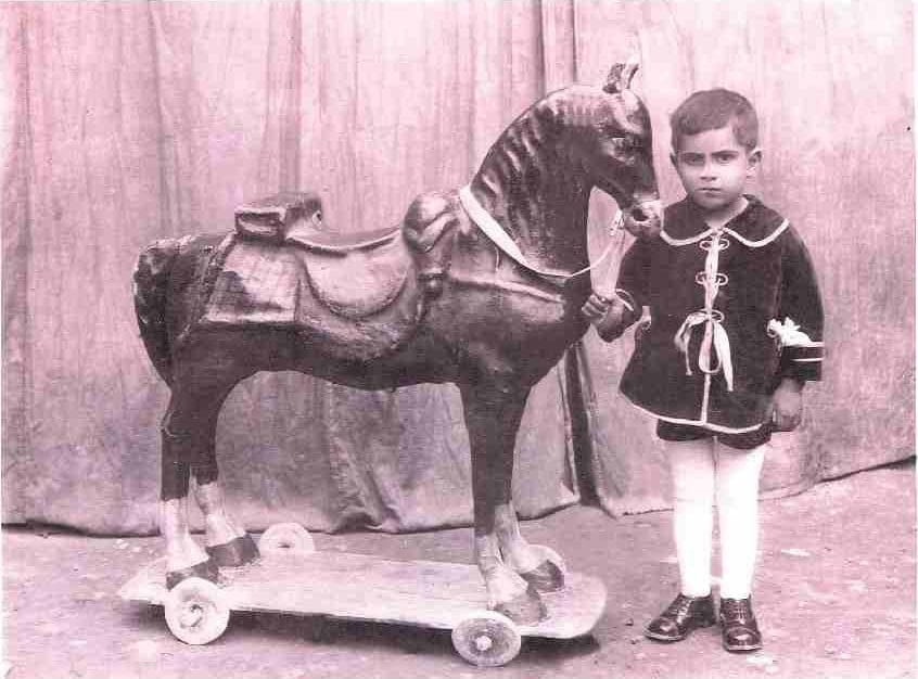 foto de archivo del caballo en el ano 1926