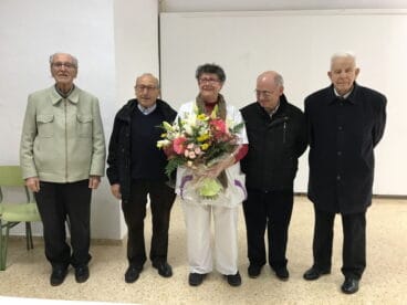 Homenaje a Gregoria por su jubilación