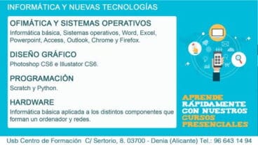 Informática y nuevas tecnologías en USB Formación