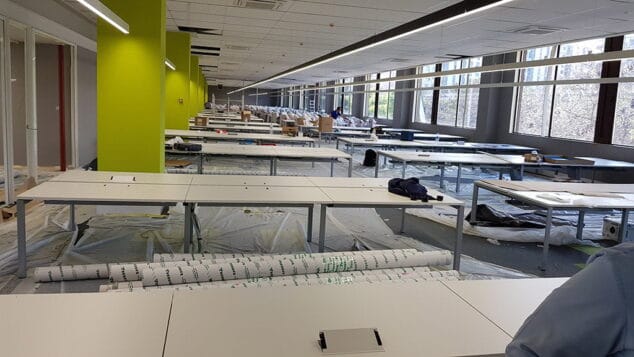 Fernando Moll participa en la instalación de nuevas oficinas para un empresa alicantina 9 instalacion nueva oficina fernando moll
