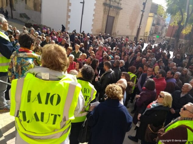 los yayoflautas se concentran en denia